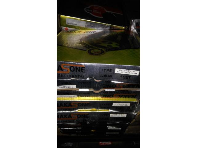Gear Set Satria Fu 150 Karbu Merk Nakasone