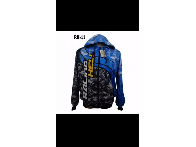 Jaket motif balap